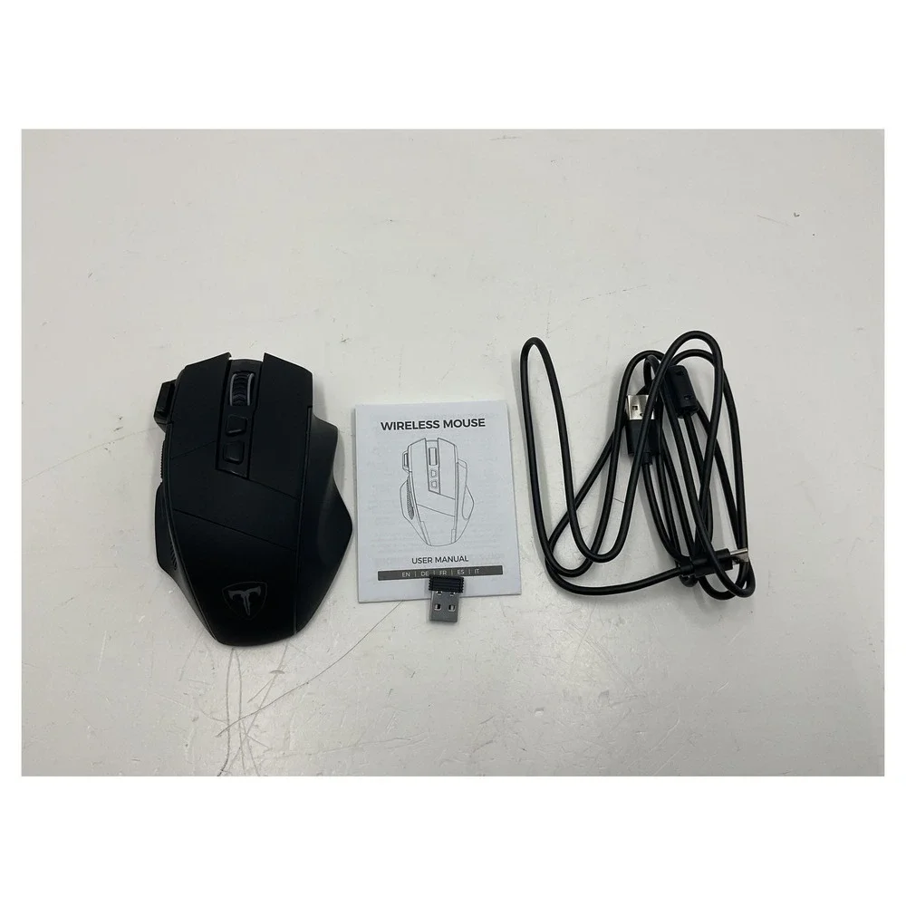 Easterntimes Tech PC365A Wireless Gaming Mouse Bluetooth 2.4G 10000 DPI Black‎